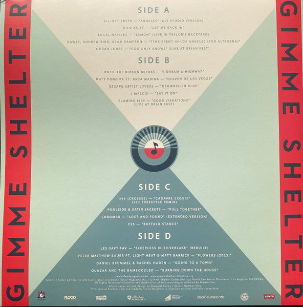 Various : Gimme Shelter: Songs For LA Fire Relief (2xLP, Comp, Num, Gat)