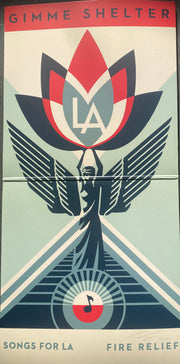 Various : Gimme Shelter: Songs For LA Fire Relief (2xLP, Comp, Num, Gat)