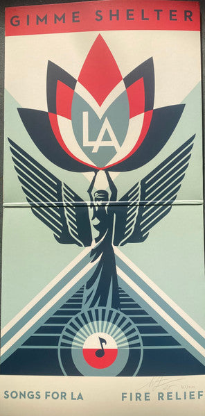 Various : Gimme Shelter: Songs For LA Fire Relief (2xLP, Comp, Num, Gat)