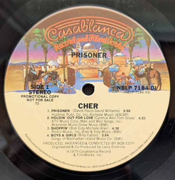 Cher : Prisoner (LP, Album, Promo, 73 )