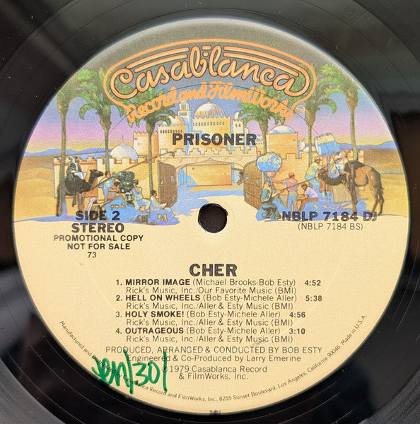 Cher : Prisoner (LP, Album, Promo, 73 )