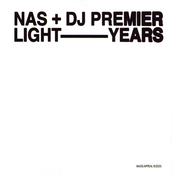 Nas + DJ Premier : Light-Years (CD, Album, S/Edition, Day)