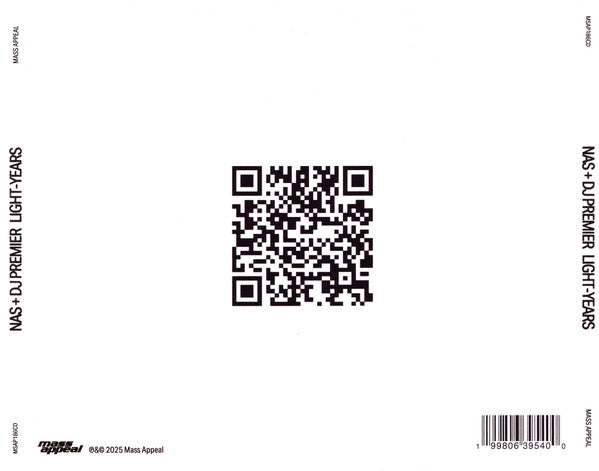 Nas + DJ Premier : Light-Years (CD, Album, S/Edition, Day)