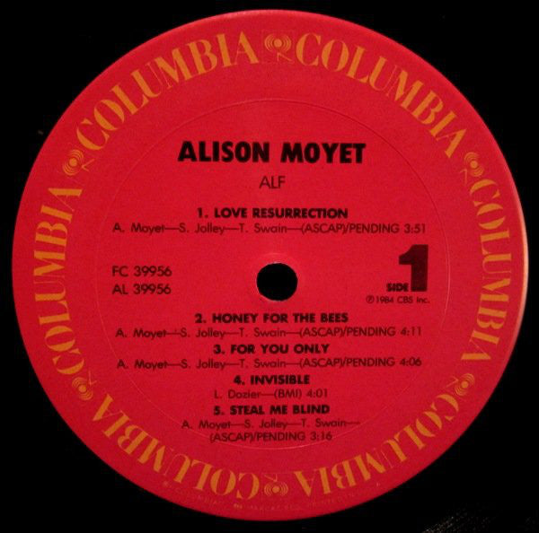 Alison Moyet : Alf (LP, Album, Pit)