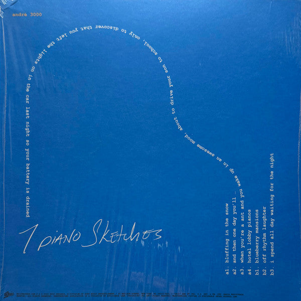 Andre 3000 : 7 Piano Sketches (10", EP, Ltd)