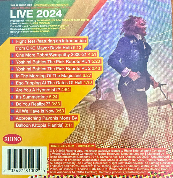 The Flaming Lips : Yoshimi Battles The Pink Robots (Live At The OKC Zoo Amphitheatre Aug. 30, 2024) (CD, Album)