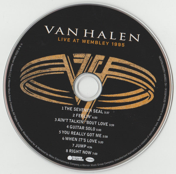 Van Halen : Live At Wembley 1995 (CD, Album)