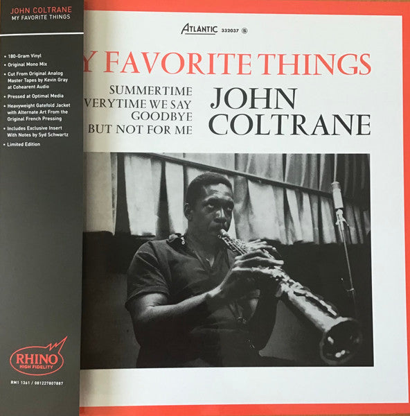 Buy John Coltrane : My Favorite Things (LP, Album, Mono, Ltd, RE