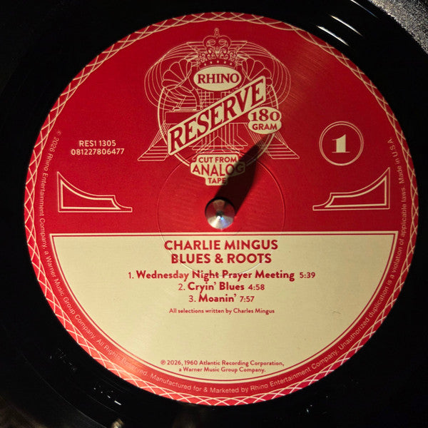 Charlie Mingus* : Blues & Roots (LP, Album, Mono, RE)