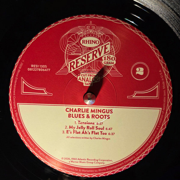 Charlie Mingus* : Blues & Roots (LP, Album, Mono, RE)