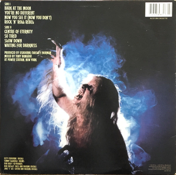 Ozzy Osbourne : Bark At The Moon (LP, Album, Car)