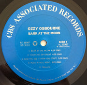 Ozzy Osbourne : Bark At The Moon (LP, Album, Car)