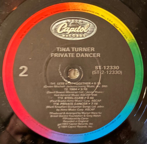 Tina Turner : Private Dancer (LP, Album, Jac)