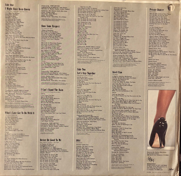 Tina Turner : Private Dancer (LP, Album, Jac)