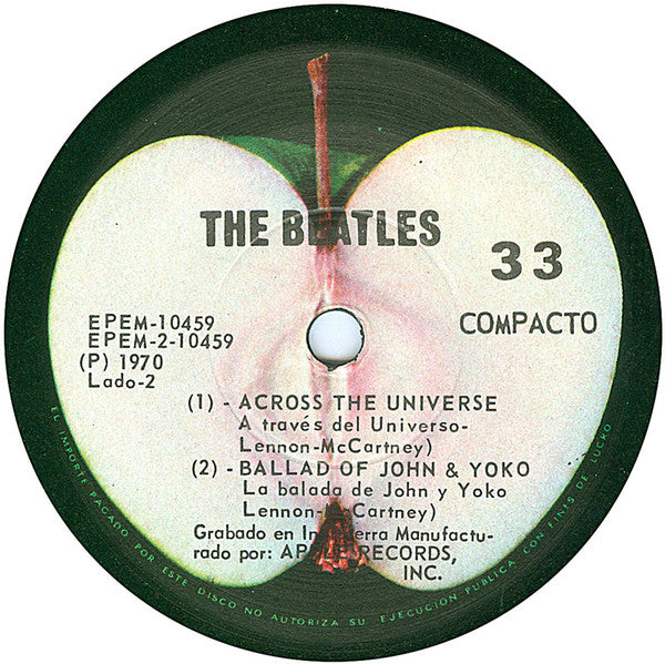 The Beatles : Lucy In The Sky With Diamonds / All You Need Is Love / Across The Universe / Ballad Of John & Yoko (7", EP)