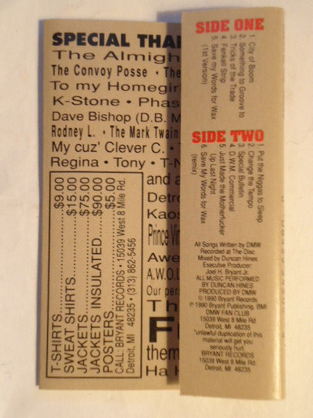 Detroit's Most Wanted : Tricks Of The Trades (Cass, Album)