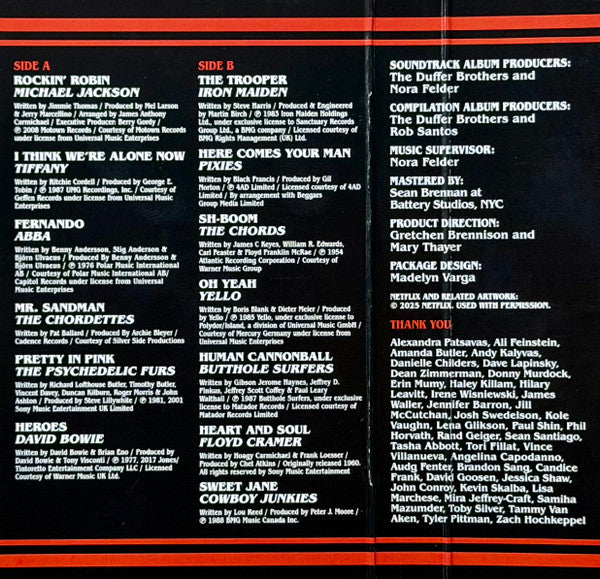 Various : Stranger Things 5 (Soundtrack From The Netflix Series) (Cass, Comp)