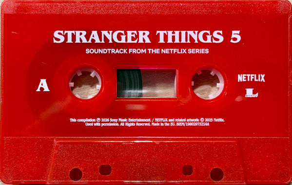 Various : Stranger Things 5 (Soundtrack From The Netflix Series) (Cass, Comp)