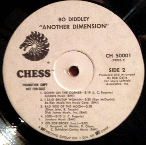 Bo Diddley : Another Dimension (LP, Album, Promo)