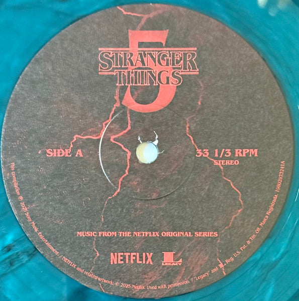 Various : Stranger Things 5 (Soundtrack From The Netflix Series) (LP, Comp, Sea)