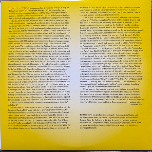 Sun Ra : Exotica (3xLP, Comp, RP, Ora)