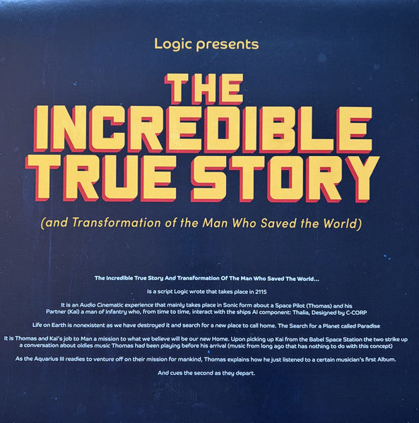 Logic (27) : The Incredible True Story (2xLP, Album, RE)