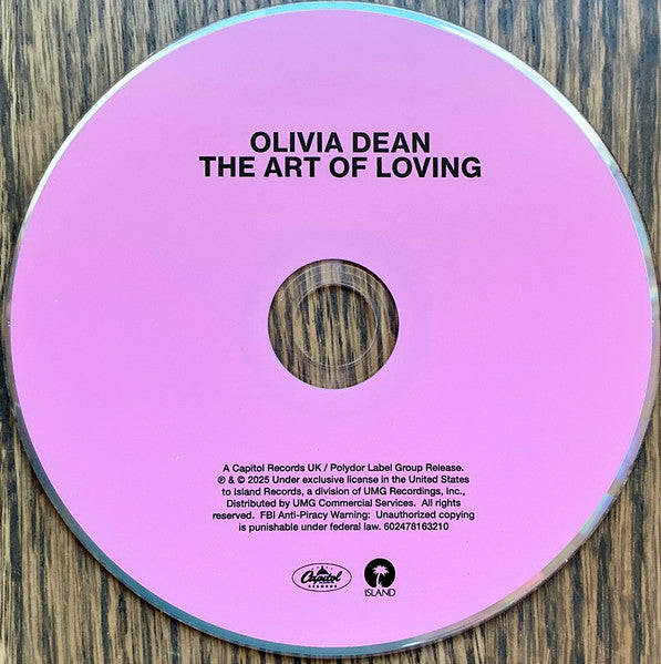 Olivia Dean : The Art of Loving (CD, Album)