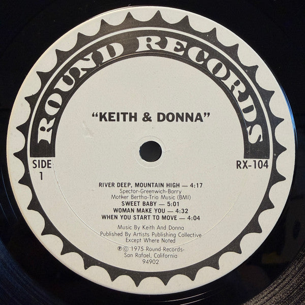 Keith Godchaux & Donna Godchaux : Keith & Donna (LP, Album, San)