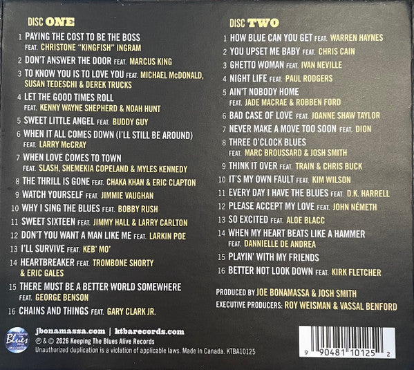 Joe Bonamassa : B.B. King's Blues Summit 100 (CD, Album)