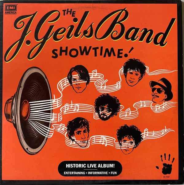 The J. Geils Band : Showtime! (LP, Album, Jac)