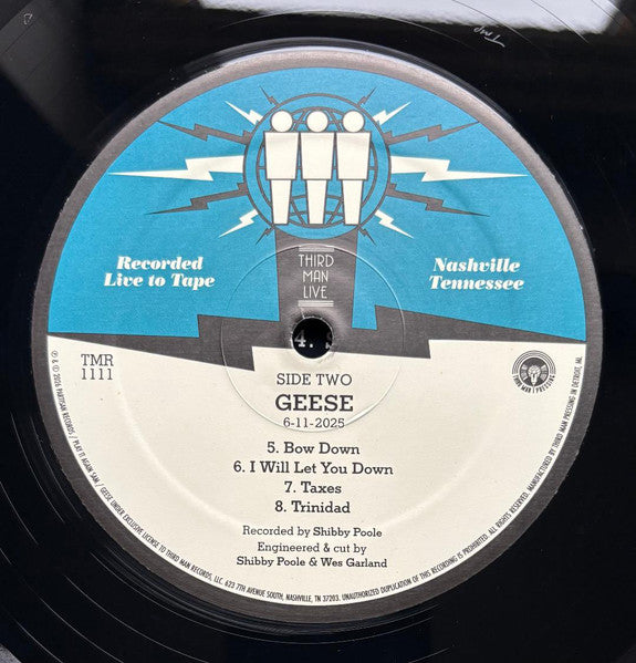 Geese (11) : Live At Third Man Records (LP)
