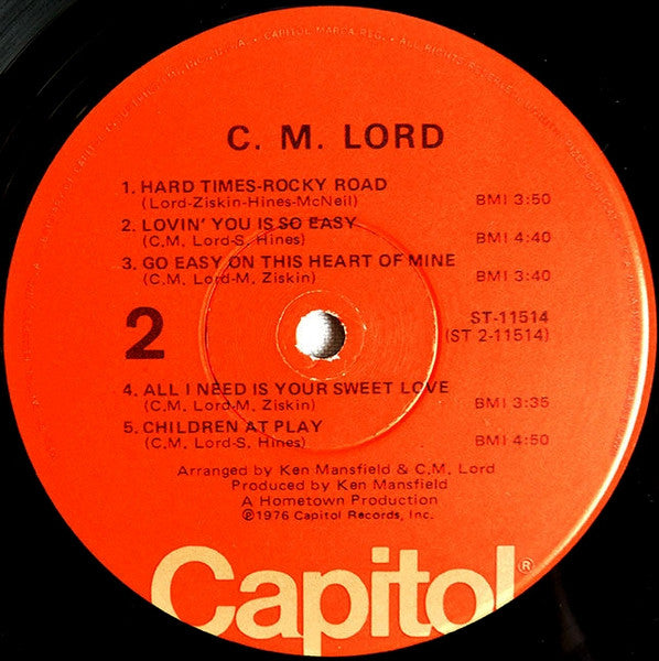 C. M. Lord : C M Lord (LP, Album)
