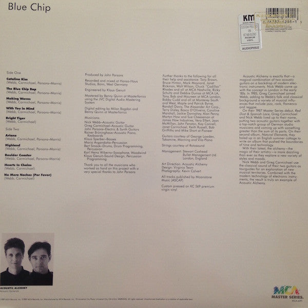 Acoustic Alchemy : Blue Chip (LP, Album, KM )
