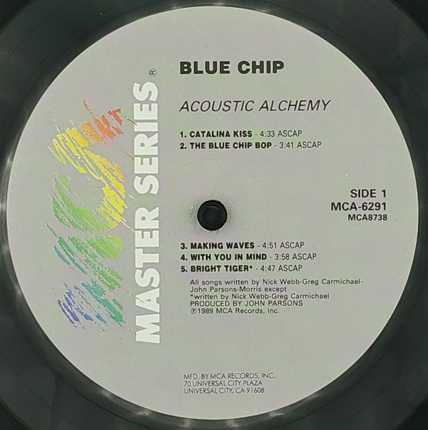 Acoustic Alchemy : Blue Chip (LP, Album, KM )