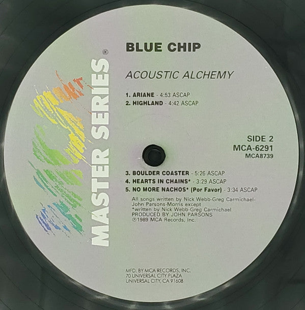 Acoustic Alchemy : Blue Chip (LP, Album, KM )