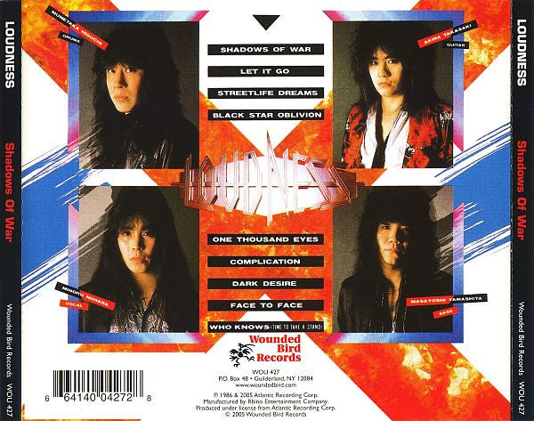 Loudness (5) : Shadows Of War (CD, Album, RE)
