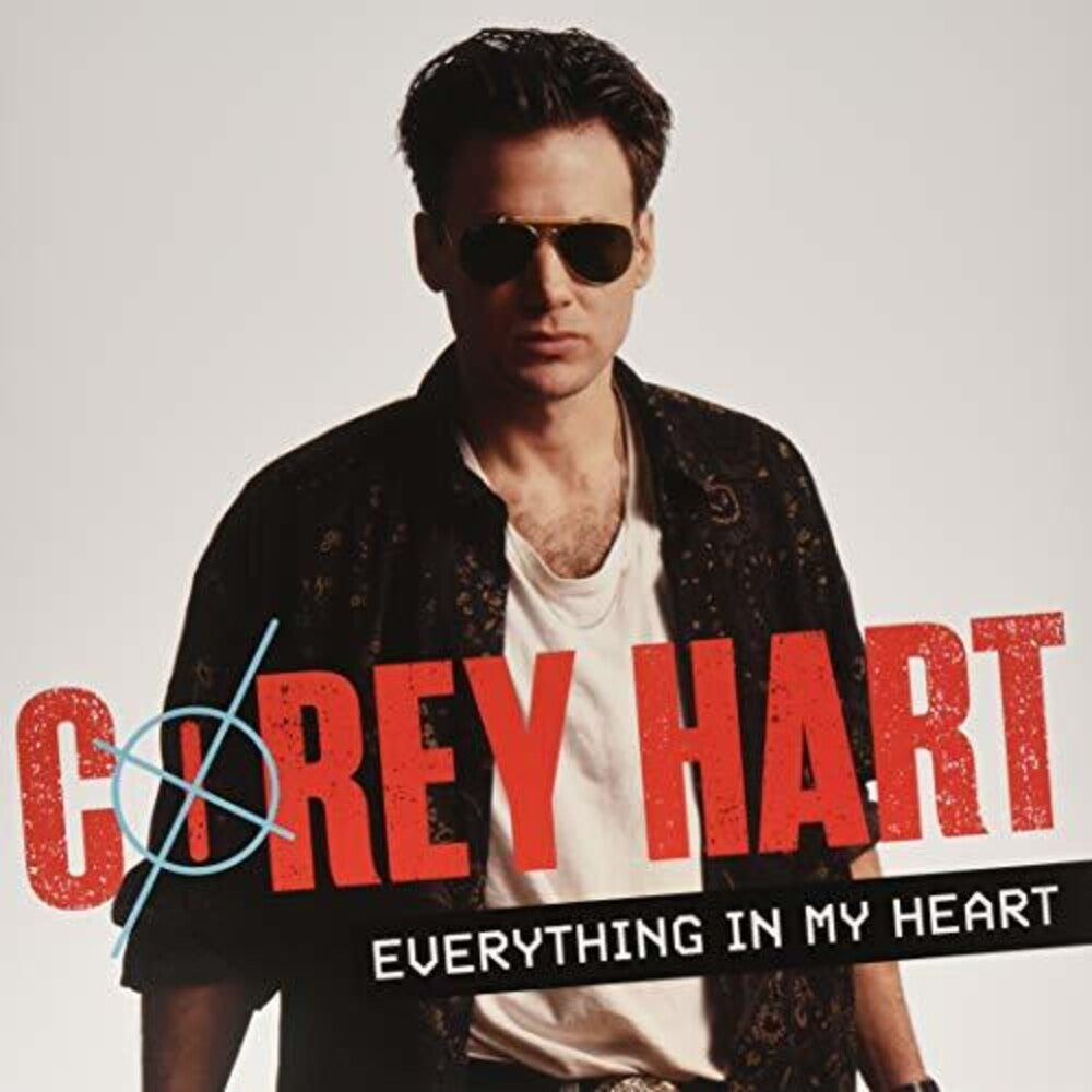 the album cover for Corey Hart - Everything In my Heart (Red Vinyl)