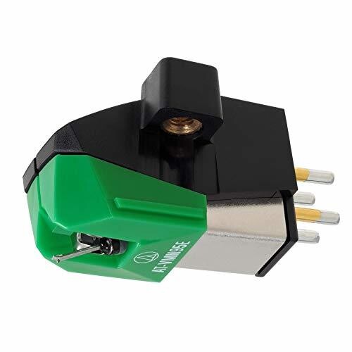 Audio Technica AT-VM95E Dual Moving Magnet Turntable Cartridge (Black/Green)