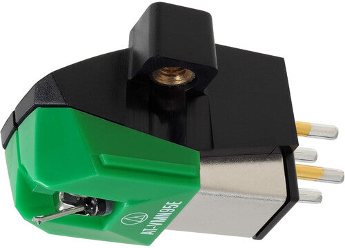 Audio Technica AT-VM95E Dual Moving Magnet Turntable Cartridge (Black/Green)