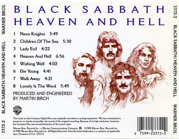 Black Sabbath : Heaven And Hell (CD, Album, RE, SRC)