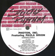 Photon Inc. Featuring Paula Brion : Generate Power (12", RE)