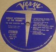 The Don Scaletta Trio : Sunday Afternoon At The Trident (LP, Album)