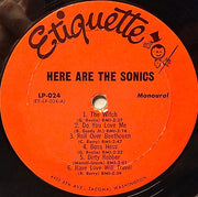 The Sonics : !!!Here Are The Sonics!!! (LP, Album, Mono)