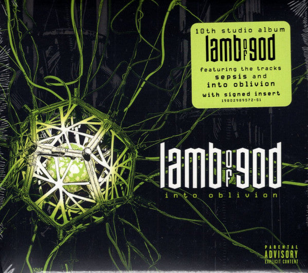 Lamb Of God : Into Oblivion (CD, Album, Sig)