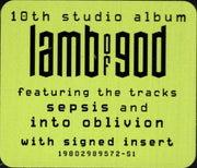 Lamb Of God : Into Oblivion (CD, Album, Sig)