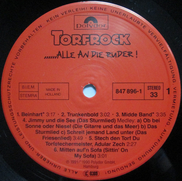 Torfrock : ...Alle An Die Ruder! (LP, Album)