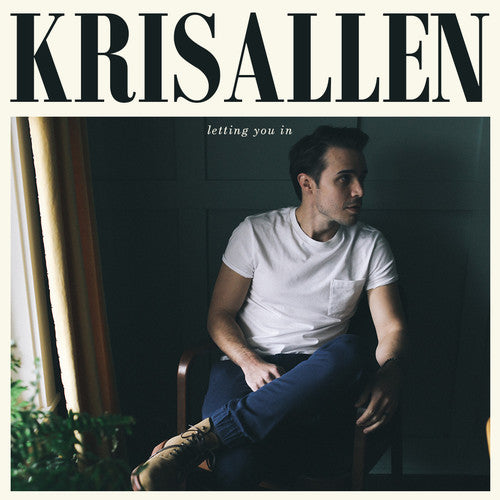the album cover for Kris Allen - Letting You In