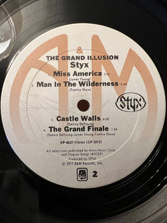 Styx : The Grand Illusion (LP, Album, Ter)