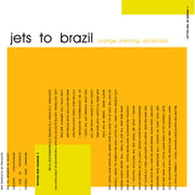 the album cover for Jets To Brazil - Orange Rhyming Dictionary [2LP]