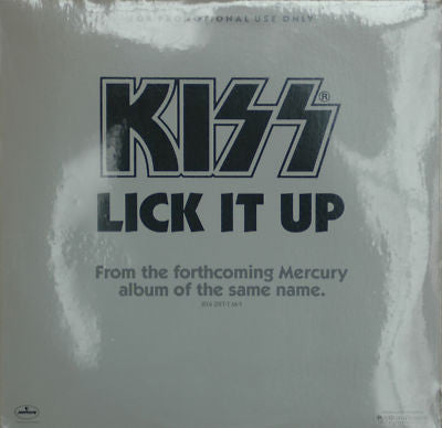 Kiss : Lick It Up (12", Single, Promo)